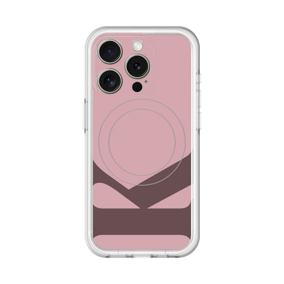 スリムプロテクションプレミアムケース with MagSafe［ オリジナル - initial color - K dusty pink ］
