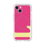 スリムプロテクションプレミアムケース with MagSafe［ オリジナル - initial color - L pink ］