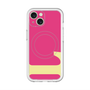 スリムプロテクションプレミアムケース with MagSafe［ オリジナル - initial color - L pink ］