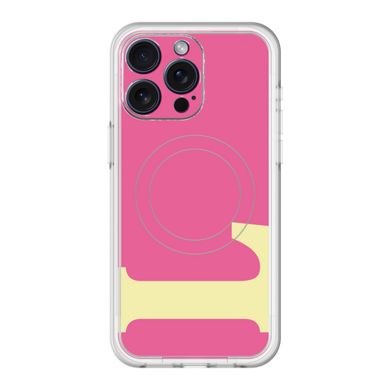 スリムプロテクションプレミアムケース with MagSafe［ オリジナル - initial color - L pink ］