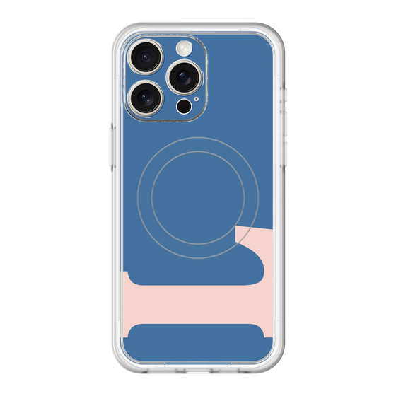 スリムプロテクションプレミアムケース with MagSafe［ オリジナル - initial color - L navy ］