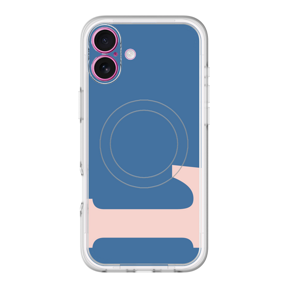 スリムプロテクションプレミアムケース with MagSafe［ オリジナル - initial color - L navy ］