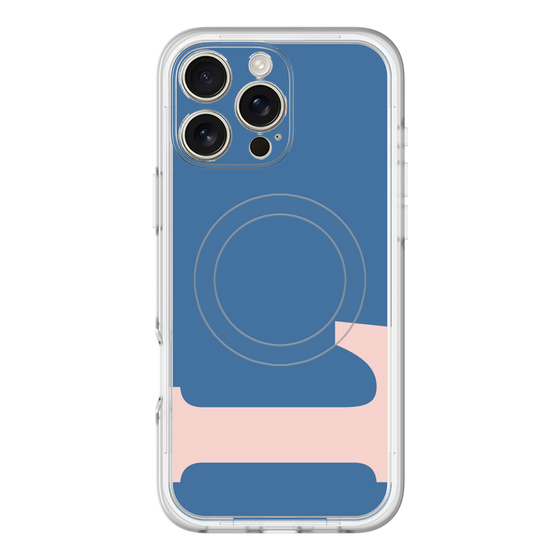 スリムプロテクションプレミアムケース with MagSafe［ オリジナル - initial color - L navy ］