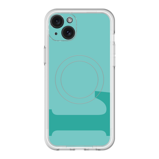 スリムプロテクションプレミアムケース with MagSafe［ オリジナル - initial color - L light green ］