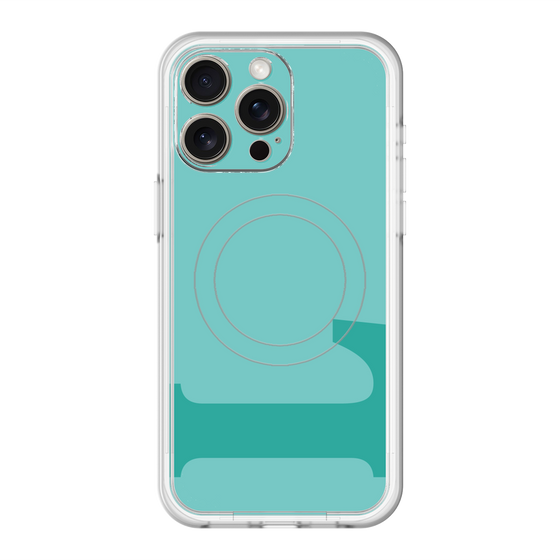 スリムプロテクションプレミアムケース with MagSafe［ オリジナル - initial color - L light green ］