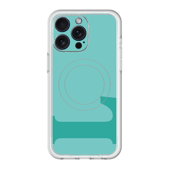 スリムプロテクションプレミアムケース with MagSafe［ オリジナル - initial color - L light green ］