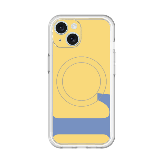 スリムプロテクションプレミアムケース with MagSafe［ オリジナル - initial color - L yellow ］