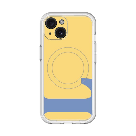 スリムプロテクションプレミアムケース with MagSafe［ オリジナル - initial color - L yellow ］