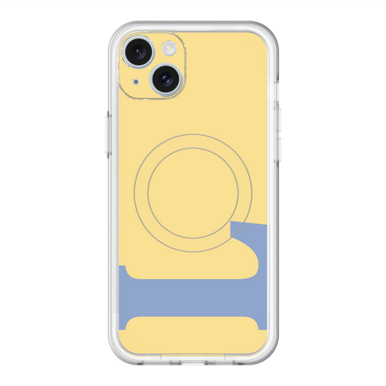 スリムプロテクションプレミアムケース with MagSafe［ オリジナル - initial color - L yellow ］