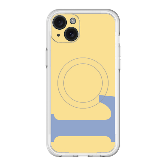 スリムプロテクションプレミアムケース with MagSafe［ オリジナル - initial color - L yellow ］