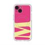 スリムプロテクションプレミアムケース with MagSafe［ オリジナル - initial color - M pink ］