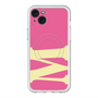 スリムプロテクションプレミアムケース with MagSafe［ オリジナル - initial color - M pink ］
