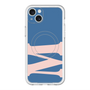 スリムプロテクションプレミアムケース with MagSafe［ オリジナル - initial color - M navy ］