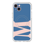 スリムプロテクションプレミアムケース with MagSafe［ オリジナル - initial color - M navy ］