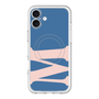 スリムプロテクションプレミアムケース with MagSafe［ オリジナル - initial color - M navy ］