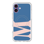 スリムプロテクションプレミアムケース with MagSafe［ オリジナル - initial color - M navy ］