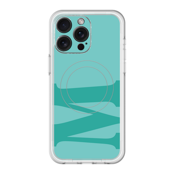 スリムプロテクションプレミアムケース with MagSafe［ オリジナル - initial color - M light green ］