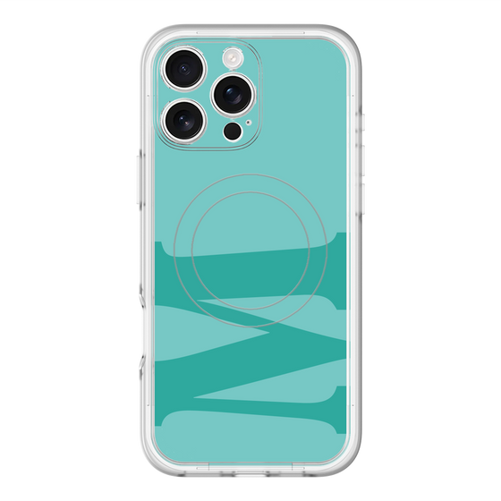 スリムプロテクションプレミアムケース with MagSafe［ オリジナル - initial color - M light green ］