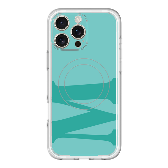 スリムプロテクションプレミアムケース with MagSafe［ オリジナル - initial color - M light green ］