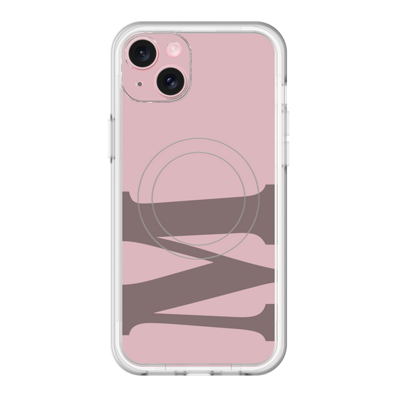 スリムプロテクションプレミアムケース with MagSafe［ オリジナル - initial color - M dusty pink ］