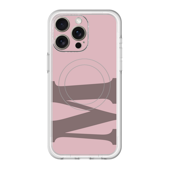 スリムプロテクションプレミアムケース with MagSafe［ オリジナル - initial color - M dusty pink ］