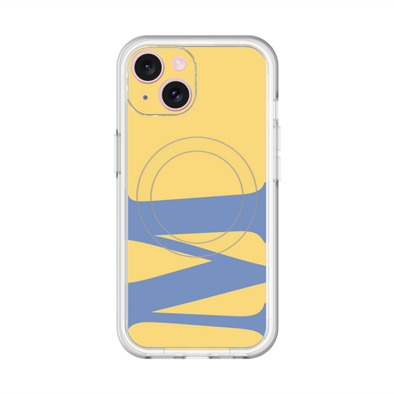 スリムプロテクションプレミアムケース with MagSafe［ オリジナル - initial color - M yellow ］