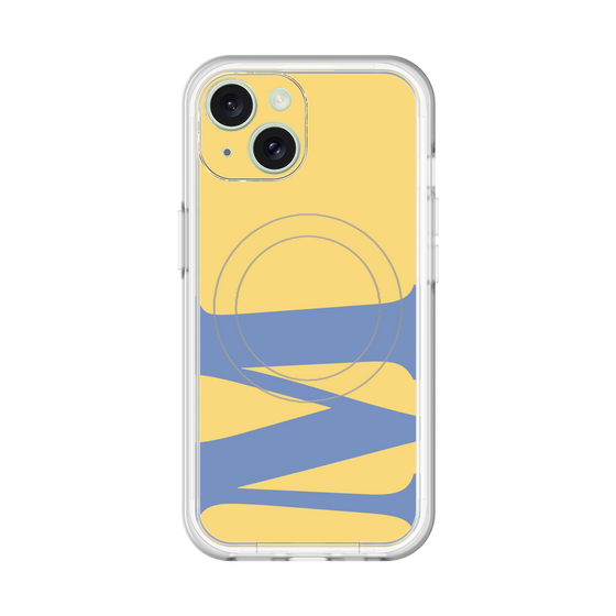 スリムプロテクションプレミアムケース with MagSafe［ オリジナル - initial color - M yellow ］