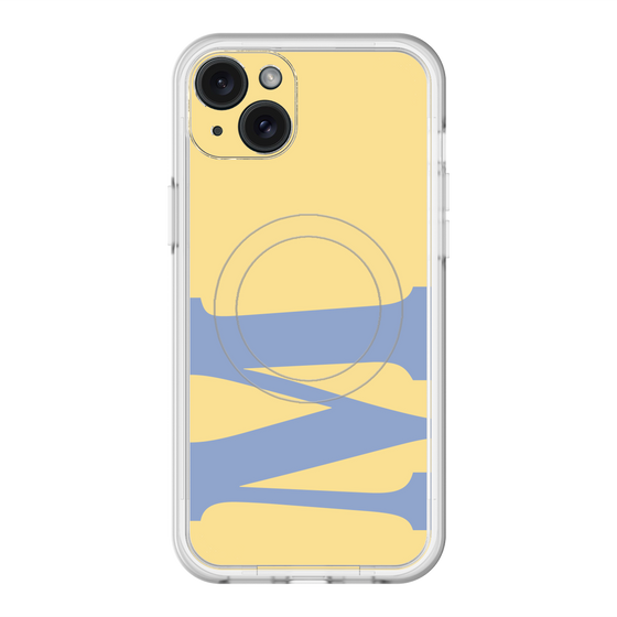 スリムプロテクションプレミアムケース with MagSafe［ オリジナル - initial color - M yellow ］