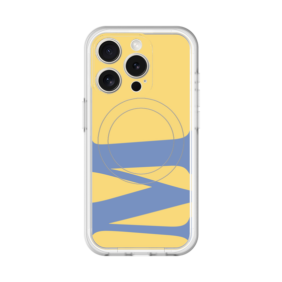 スリムプロテクションプレミアムケース with MagSafe［ オリジナル - initial color - M yellow ］