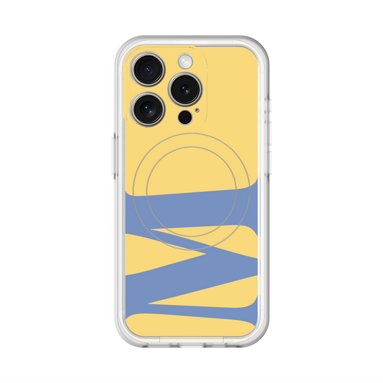 スリムプロテクションプレミアムケース with MagSafe［ オリジナル - initial color - M yellow ］