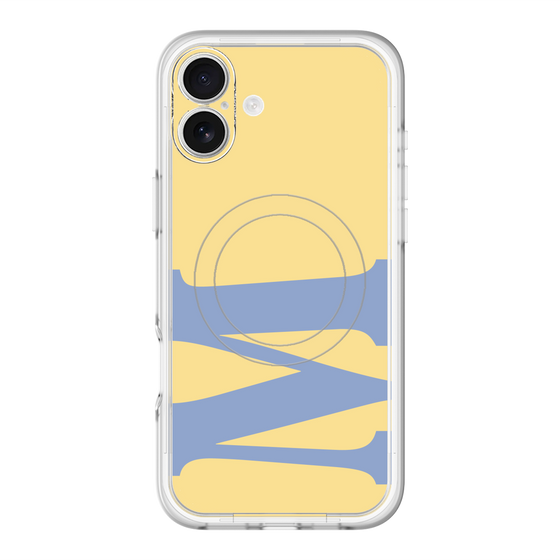 スリムプロテクションプレミアムケース with MagSafe［ オリジナル - initial color - M yellow ］
