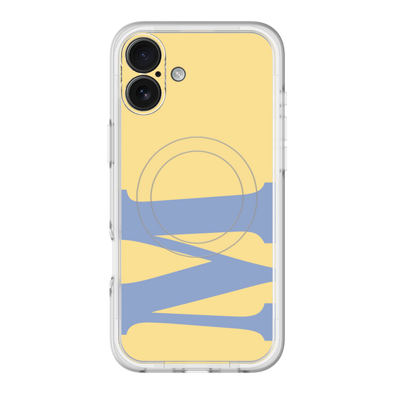 スリムプロテクションプレミアムケース with MagSafe［ オリジナル - initial color - M yellow ］