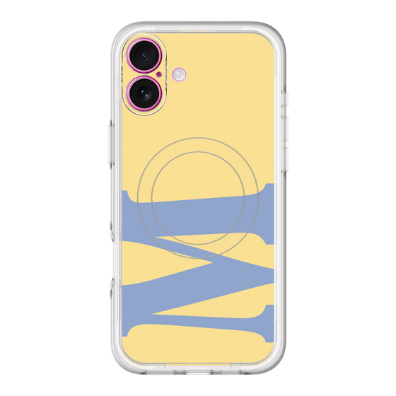 スリムプロテクションプレミアムケース with MagSafe［ オリジナル - initial color - M yellow ］