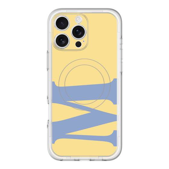 スリムプロテクションプレミアムケース with MagSafe［ オリジナル - initial color - M yellow ］