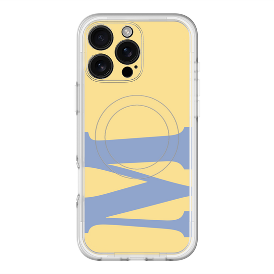 スリムプロテクションプレミアムケース with MagSafe［ オリジナル - initial color - M yellow ］