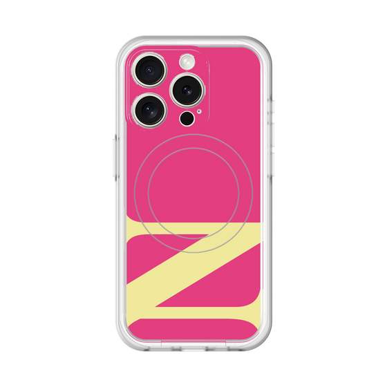 スリムプロテクションプレミアムケース with MagSafe［ オリジナル - initial color - N pink ］