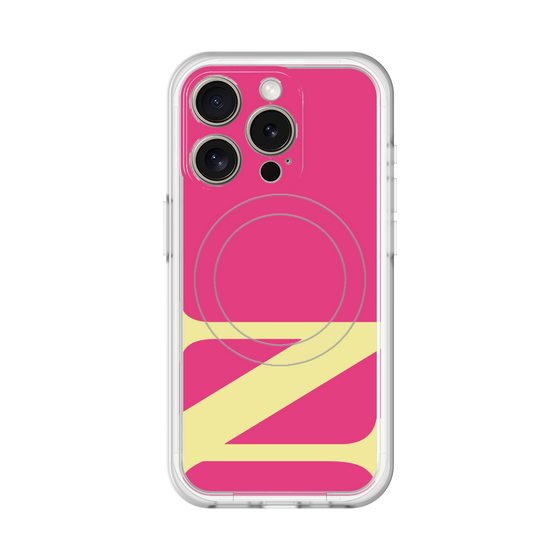スリムプロテクションプレミアムケース with MagSafe［ オリジナル - initial color - N pink ］