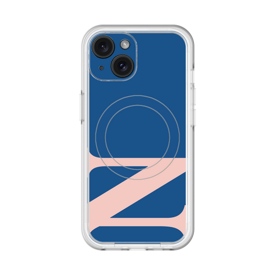 スリムプロテクションプレミアムケース with MagSafe［ オリジナル - initial color - N navy ］