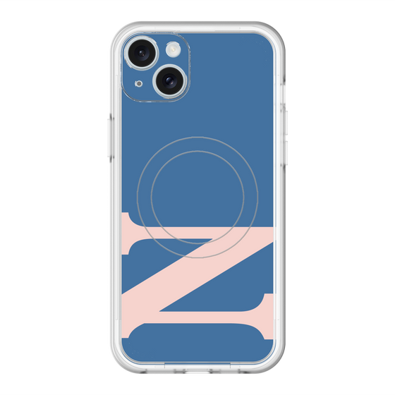 スリムプロテクションプレミアムケース with MagSafe［ オリジナル - initial color - N navy ］