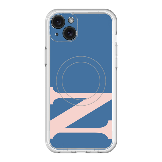 スリムプロテクションプレミアムケース with MagSafe［ オリジナル - initial color - N navy ］