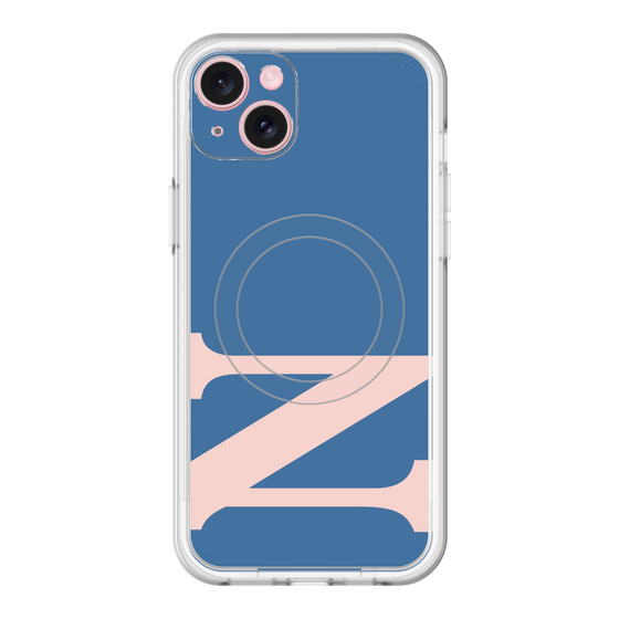 スリムプロテクションプレミアムケース with MagSafe［ オリジナル - initial color - N navy ］