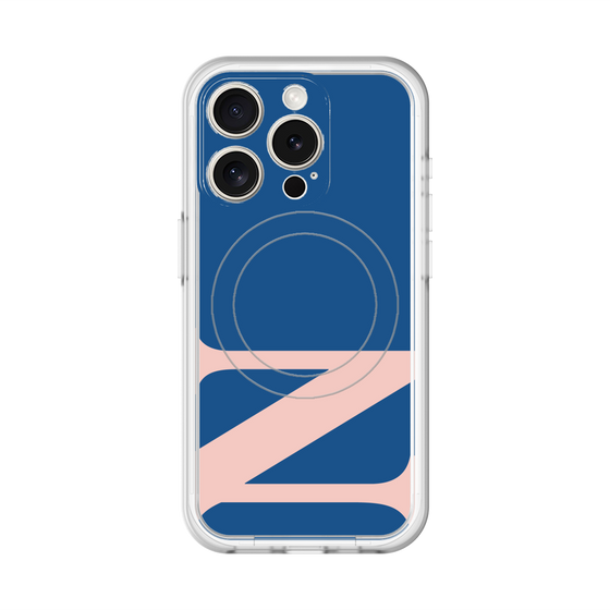 スリムプロテクションプレミアムケース with MagSafe［ オリジナル - initial color - N navy ］