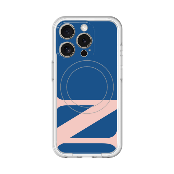 スリムプロテクションプレミアムケース with MagSafe［ オリジナル - initial color - N navy ］