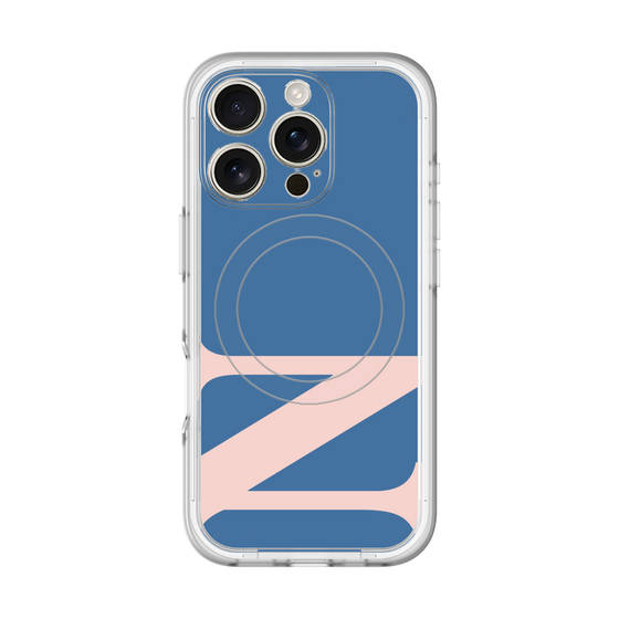 スリムプロテクションプレミアムケース with MagSafe［ オリジナル - initial color - N navy ］