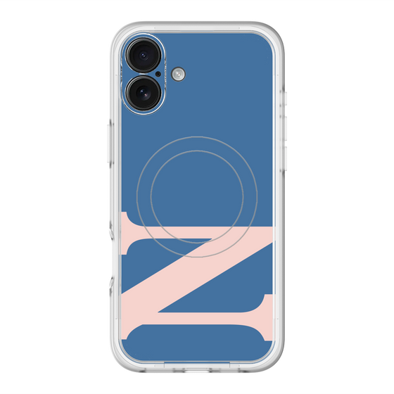 スリムプロテクションプレミアムケース with MagSafe［ オリジナル - initial color - N navy ］