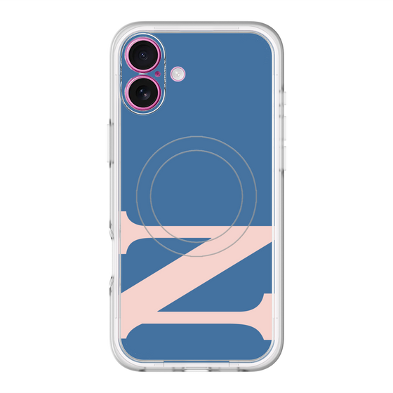 スリムプロテクションプレミアムケース with MagSafe［ オリジナル - initial color - N navy ］