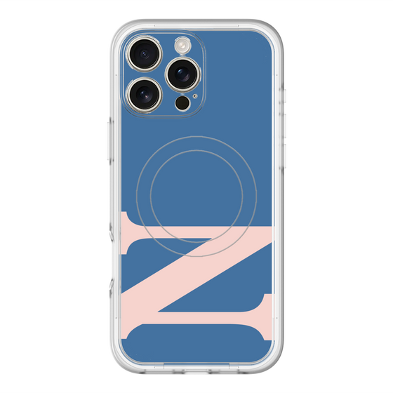 スリムプロテクションプレミアムケース with MagSafe［ オリジナル - initial color - N navy ］