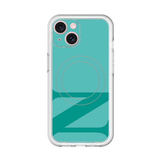 スリムプロテクションプレミアムケース with MagSafe［ オリジナル - initial color - N light green ］