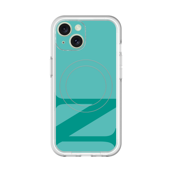 スリムプロテクションプレミアムケース with MagSafe［ オリジナル - initial color - N light green ］
