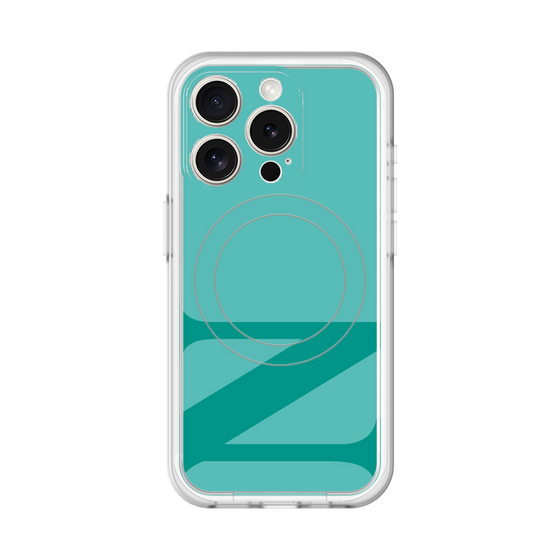 スリムプロテクションプレミアムケース with MagSafe［ オリジナル - initial color - N light green ］